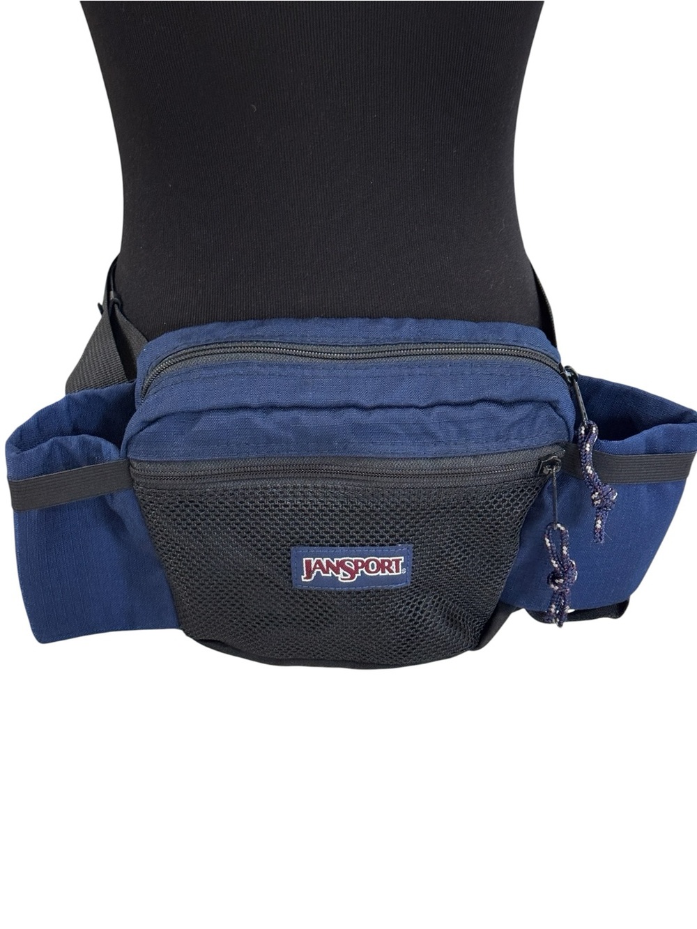 VintageJansport Navy and Black Hip Pack